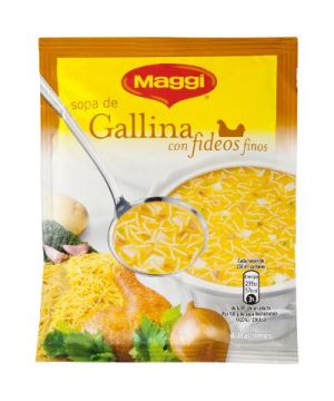Sopa Maggi Gallina Con Fideos 68 Grs