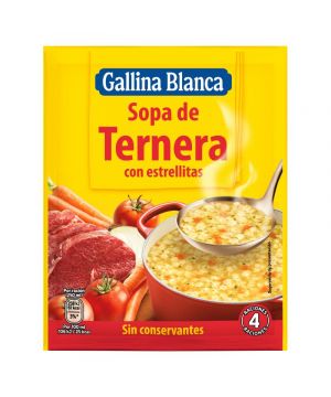 Sopa Gallina Blanca De Ternera Con Estrellitas 74 Grs