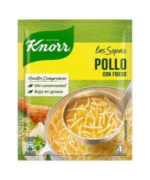 Sopa Knorr Pollo Con Fideos 63 Grs
