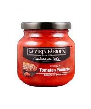 Chutney La Vieja Fabrica Tomate Y Pimiento 280 Grs.