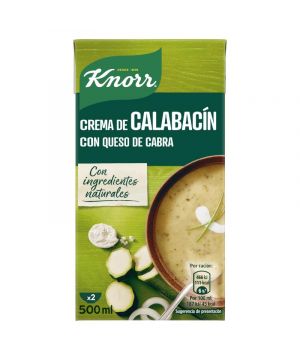 Crema Knorr Calabacin Con Queso De Cabra 500 Ml.