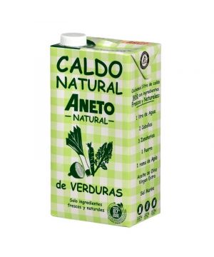 Caldo Aneto Verduras Brik Litro