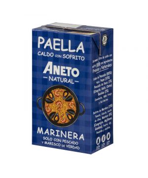 Caldo Aneto Para Paella Marisco Brik Litro