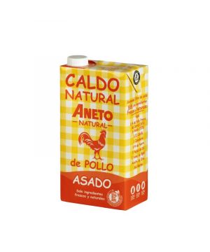 Caldo Natural Aneto Pollo Asado 1 Litro