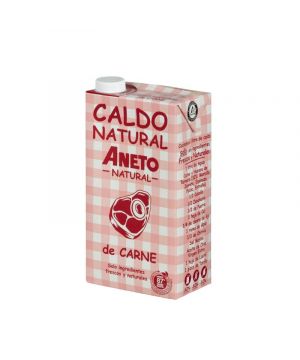 Caldo Natural Aneto Carne 1 Litro