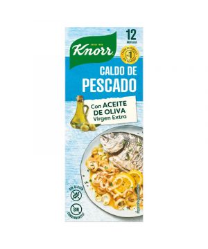 Caldo Knorr Pescado 12 Pastillas