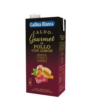 Caldo Gallina Blanca Gourmet Pollo C/Jamon Enrique Tomas 1 L