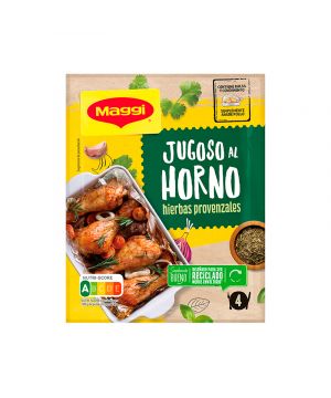 Jugoso Al Horno Maggi Hierbas Provenzales 34 Grs