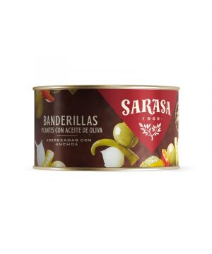 Banderilla Sarasa Picante Aceite Oliva 390 Gr., 150 Gr. P.e.
