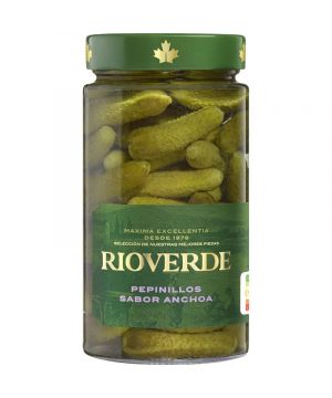 Pepinillo Rioverde Sabor Anchoa 345 Gr., 180 Gr. P.e.
