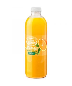 Zumo Don Simon Naranja Refrigerado Con Pulpa 1 Litro