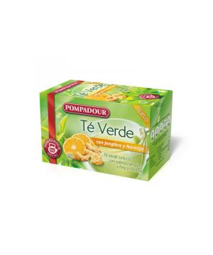 Infusion Pompadour Te Verde Cn.jengibre Y Naranja 20 Filtros
