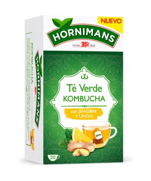 Infusion Hornimans Te Verde Kombucha 20 Filtros