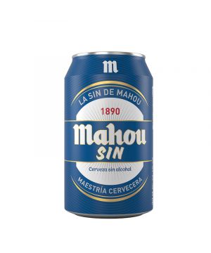 Cerveza Mahou Sin Alcohol Lata 33 Cl.