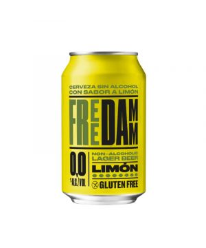 Cerveza Free Damm 0,0% Limon Lata 33 Cl.