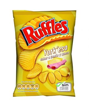 Patatas Ruffles York/Queso 150 Grs.