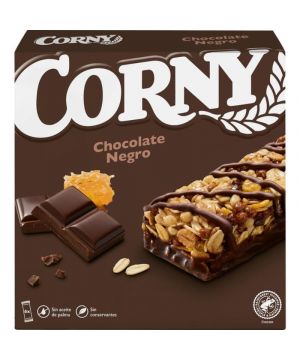 Barrita Corny Chocolate Negro Pack 6 Unds X 23 Grs