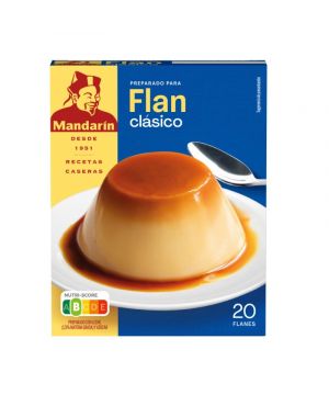 Flan Mandarin Clasico 6 Sobres 20 Grs