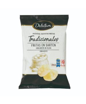 Patatas Deleitum Tradicionales Fritas En Sarten 130 Grs.