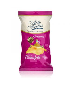 Patatas Arte Fritas Onduladas Aceite Oliva 130 Grs.