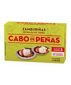 Zamburiña C.peñas Salsa Vieira C/Ac.oliva Ol 120, 65 Gr P.e.