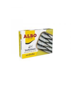 Sardinilla Albo En Aceite De Oliva 105 Grs 82 Grs P.e.