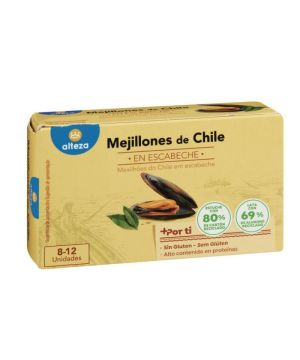 Mejillon Alteza Escabeche 8/12 Ol-120 69 Gr. P.e.