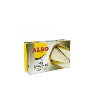 Sardina Albo En Aceite De Oliva Virgen 120 Grs.