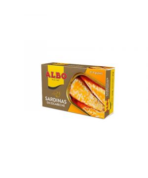 Sardina Albo Escabeche 122 Grs, 85 Grs P.e.