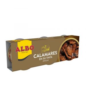 Calamares Albo En Tinta Pack 3, 195 Gr., 150 Gr. P.e.