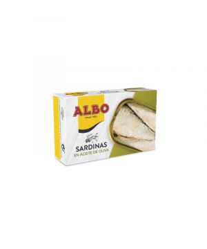 Sardina Albo En Aceite De Oliva 120 Grs, 85 Grs P.e.