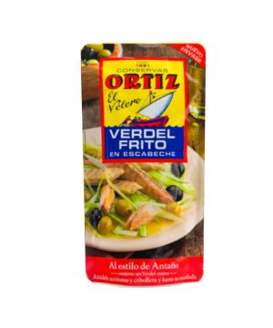 Verdel Ortiz Frito Escabeche 215 Gr. 185 Gr. P.e.