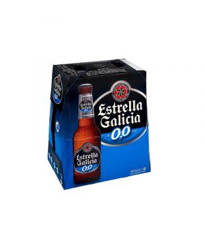 Cerveza Estrella Galicia 0,0% Botellin 25 Cl Pack 6 Unds