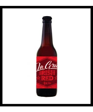 Cerveza La Grua Iris Red Ale Botellin 33 Cl.