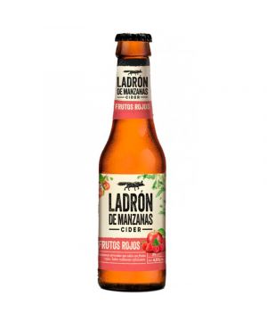 Cider Ladron De Manzanas Frutos Rojos Botellin 25 Cl.