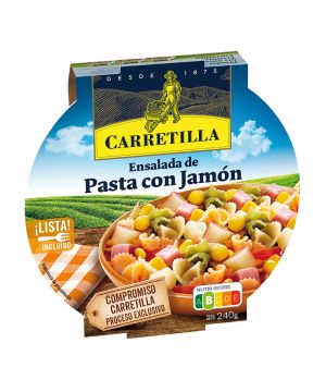 Ensalada Carretilla De Pasta Con Jamon 240 Gr.