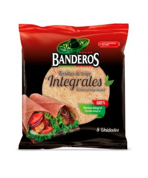Tortilla Banderos Integral 8 Unds 320 Gr.