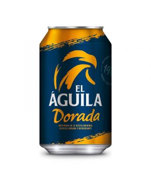 Cerveza El Aguila Dorada Lata 33 Cl