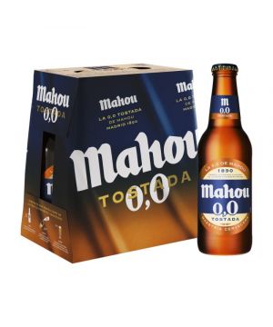 Cerveza Mahou 0,0% Tostada Pack 6 Und X 25 Cl