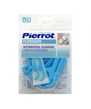 Flossers Pierrot Limpieza Interdental 30 Unds