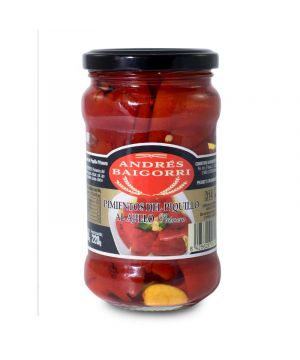 Pimiento Baigorri Piquillo Con Ajo 290 Grs. 220 Grs. P.e.