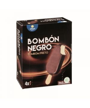 Helado Alteza Bombon Chocolate Negro Pack 4 Unds X 85 Grs