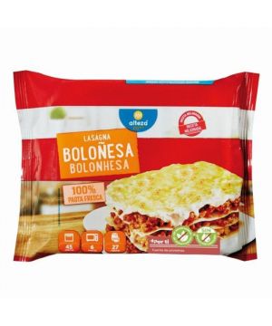 Lasaña Alteza Boloñesa Con Bechamel 300 Grs