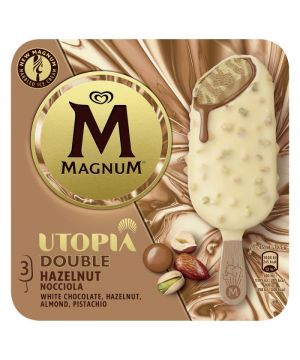 Helado Magnum Double Hazelnut Nocciola P-3 213 Grs.