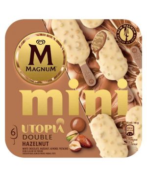 Helado Magnum Mini Double Hazelnut Nocciola P-6 276 Grs.