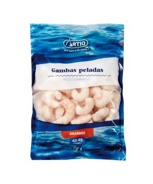 Gambas Peladas Artiq 45/65 360 Grs.