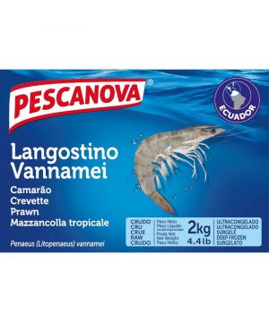 Langostino Pescanova Vannamei Crudo 30/40 Caja 2 Kilos