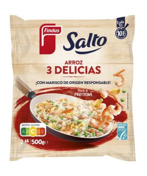 Salto De Arroz Findus 3 Delicias 500 Gramos