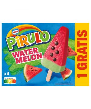 Helado Pirulo Sandia 4X73 Ml. 3+1 Gratis 334 Grs.