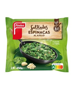 Espinacas Al Ajillo 400 Grs. Findus